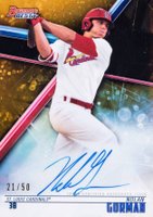 2018 Bowman's Best Best of 2018 Autographs #B18NG Nolan Gorman Gold Baseball Card