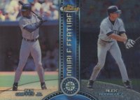 1999 Finest Double Feature #DF1 Alex Rodriguez/Ken Griffey Jr. Refractor/Non-Refractor Baseball Card