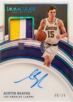 2021 Panini Immaculate Collection #118 Austin Reaves Patch Autograph-Jersey Number Basketball Card
