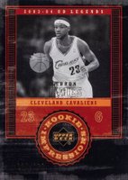 2003 Upper Deck Legends Throwback #135 LeBron James Basketball Card