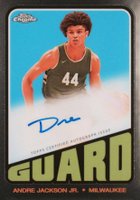 2023 Topps Chrome 1972 Topps Autographs #TAAJ Andre Jackson Jr. Basketball Card