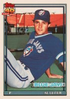 1991 Topps Tiffany #233 Al Leiter Baseball Card