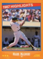 1988 Score Glossy #659 Mark McGwire Baseball Card