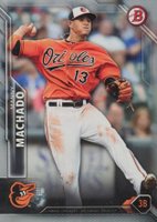 2016 Bowman #11 Manny Machado Metallic 1/1 Baseball Card