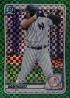 2020 Bowman Chrome X Prospects #243 Jasson Dominguez Baseball Card