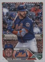 2023 Topps Holiday #H150 Pete Alonso SP Baseball Card