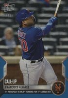 2022 Topps Now #1021 Francisco Alvarez Blue Baseball Card