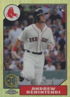 2017 Topps Chrome 1987 Topps #87T25 Andrew Benintendi Baseball Card