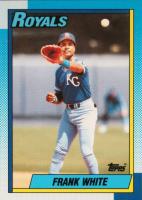 1990 Topps Tiffany #479 Frank White Baseball Card
