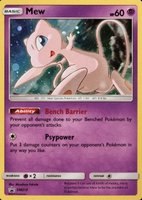 2019 Pokemon SM Black Star Promo #SM215 Mew-Holo Hidden Fates Pin Collection TCG Card