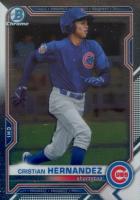 2021 Bowman Draft #BDC193 Cristian Hernandez Chrome Baseball Card
