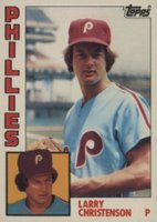 1984 Topps Tiffany #252 Larry Christenson Baseball Card