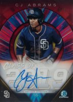 2019 Bowman Draft Class of 2019 Autographs #CJA CJ Abrams Red Baseball Card