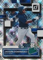 2022 Panini Donruss Rated Prospect #RP2 Jasson Dominguez Diamond Baseball Card