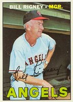 1967 Topps #494 Bill Rigney Baseball Card