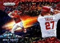 2020 Panini Prizm Instant Impact #II4 Mike Trout Red Donut Circles Prizm Baseball Card