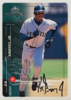 1999 Upper Deck MVP #S3 Ken Griffey Jr. Samples-Silver Script Baseball Card