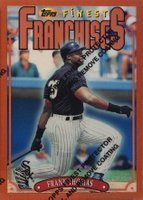 1996 Finest #322 Frank Thomas Refractor w/Coating Baseball Card