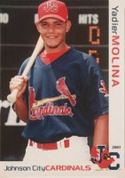 2001 Grandstand Johnson City Cardinals #57 Yadier Molina Baseball Card