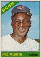 1966 Topps #351 Fred Valentine Baseball Card