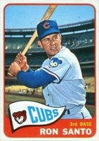 1965 O-Pee-Chee #110 Ron Santo Baseball Card