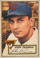 1952 Topps #105 John Pramesa Baseball Card