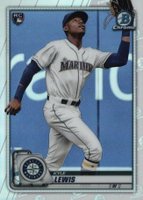 2020 Bowman Chrome #90 Kyle Lewis Ssp Baseball Card