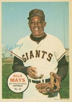 1967 Topps Pin-Ups #12 Willie Mays Baseball Card