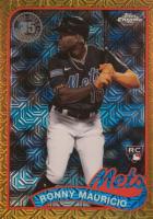 2024 Topps Silver Pack 1989 Chrome Promo #T89C3 Ronny Mauricio Gold Baseball Card