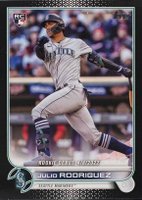 2022 Topps Update #US97 Julio Rodriguez Black Baseball Card