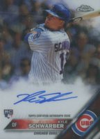 2016 Topps Chrome Rookie Autographs #RA-KSC Kyle Schwarber Baseball Card