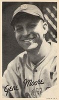 1936 Goudey Premiums-Type 1-Wide Pen # Gene Moore Portrait Baseball Card