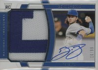 2020 Panini National Treasures #188 Bo Bichette Material Signature Baseball Card