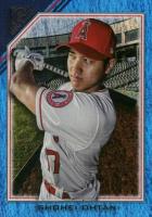 2022 Topps Gallery #190 Shohei Ohtani Blue Pattern Baseball Card