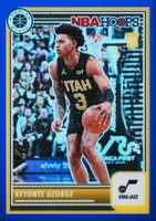2023 Panini Hoops Premium Stock #98 Keyonte George Blue Prizm Basketball Card
