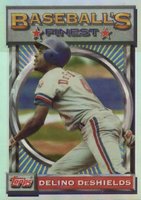 1993 Finest #168 Delino DeShields Refractor Baseball Card
