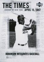 2001 Upper Deck Legends of NY #180 Jackie Robinson Baseball Card