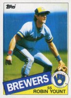 1985 Topps Mini #340 Robin Yount Baseball Card