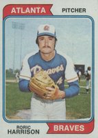 1974 Topps #298 Roric Harrison Baseball Card