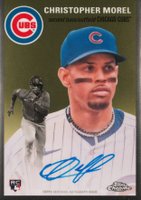 2023 Topps Chrome Platinum Anniversary Autographs #CMO Christopher Morel Baseball Card