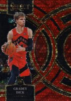 2023 Panini Select #126 Gradey Dick Red Disco Basketball Card