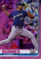 2019 Topps Chrome #84 Corbin Burnes Pink Refractor Baseball Card