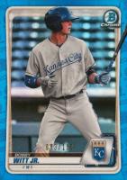 2020 Bowman Chrome Prospects #BCP160 Bobby Witt Jr. Blue Refractor Baseball Card
