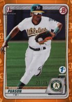 2020 Bowman 1st Edition #BFE145 Robert Puason Orange Foil Baseball Card