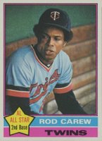 1976 Topps #400 Rod Carew Baseball Card