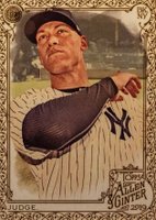 2019 Topps Allen & Ginter #200 Aaron Judge Gold Hot Box Baseball Card