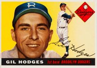 1955 Topps #187 Gil Hodges Baseball Card