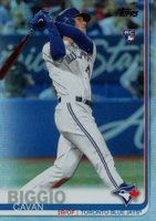 2019 Topps Update  #US39 Cavan Biggio Batting-Rainbow Foil Baseball Card