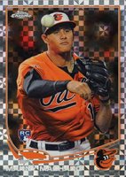 2013 Topps Chrome #12 Manny Machado Xfractor Baseball Card