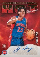 2022 Panini NBA Hoops Hot Signatures Rookies #HSRJIV Jaden Ivey Basketball Card